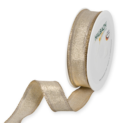Nastro tessuto lurex animato oro