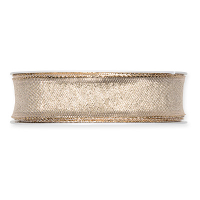 Nastro tessuto lurex animato oro