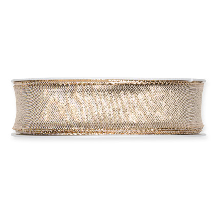 Nastro tessuto lurex animato oro