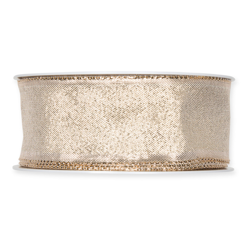 Nastro tessuto lurex animato oro