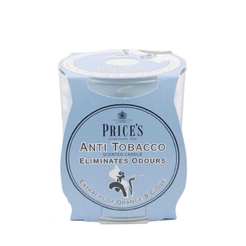 Candela anti-odore tabacco per ambiente