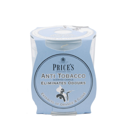 Candela anti-odore tabacco per ambiente