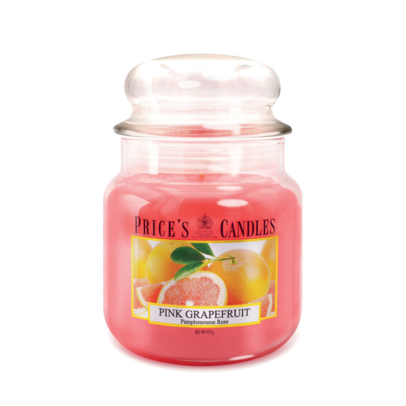 Candela Profumata in Giara PINK GRAPEFUL