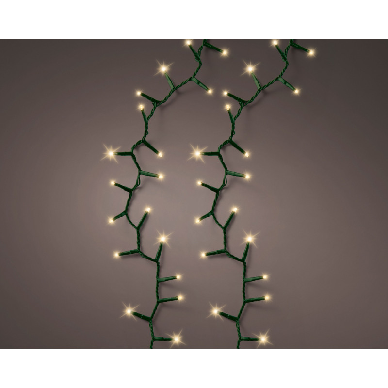 Luci di Natale Compact 6000cm luce bianca calda