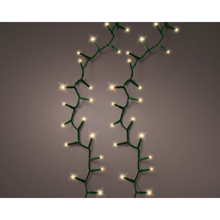 Luci di Natale Compact 6000cm luce bianca calda