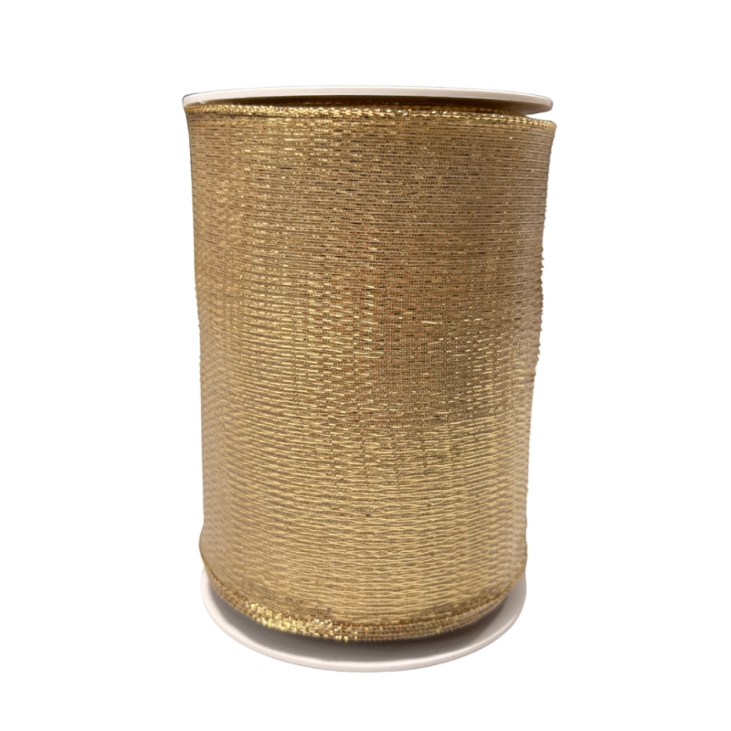 Nastro Rete Lurex Animato Oro