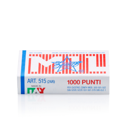 Punti in Acciaio "ZENITH" 515 (1000 pezzi)