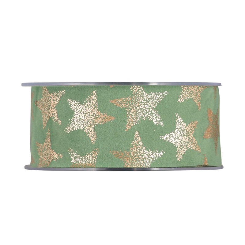 Nastro Velluto Stelle Oro