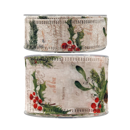 Nastro Tessuto Canvas Agrifoglio Nastro Tessuto Canvas Agrifoglio