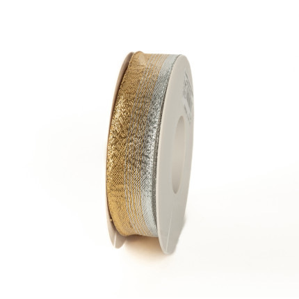 Nastro Tessuto Lame' Bicolor