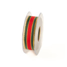 Nastro Tessuto Righe Oro