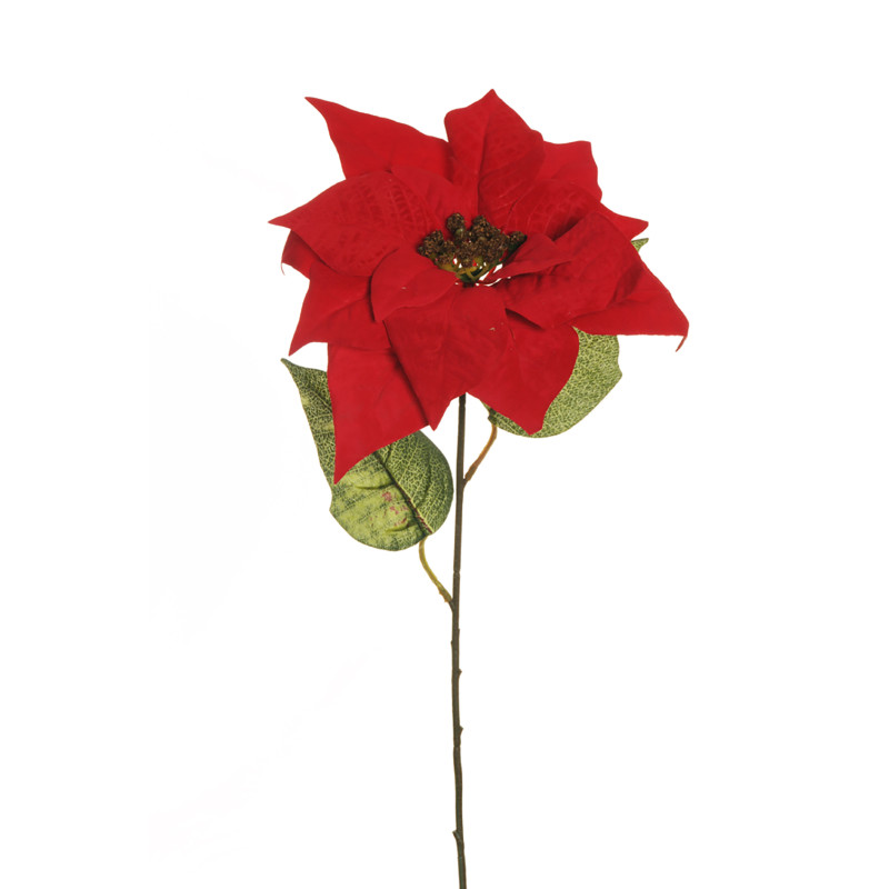 Stella di Natale in Velluto Rosso 69cm