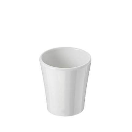 Bicchierino Cilindrico in Melamina Bianco
