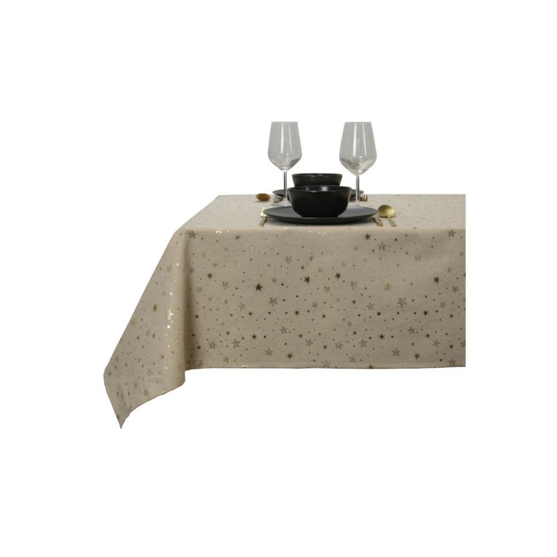 Tovaglia Quin Tortora con Stelle Oro