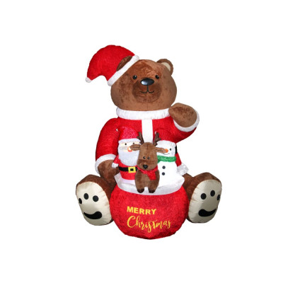 Gonfiabile Orso Natalizio