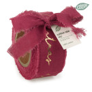 Nastro Cotone Sfrangiato Merry Xmas