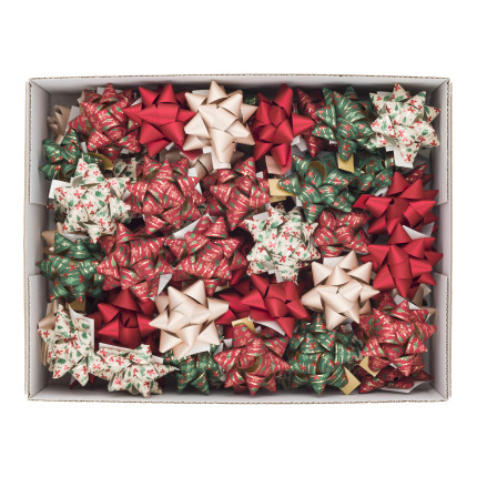 Stelle in polipropilene natalizie confezione da 50 pezzi