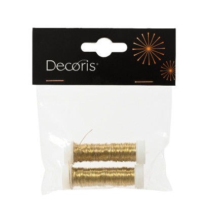 Bobina Filo di Ferro Oro (2 pezzi) Bobina Filo di Ferro Oro (2 pezzi)