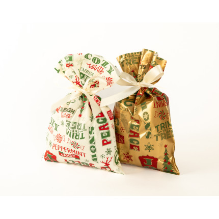 Buste Regalo in Polipropilene Very Christmas (25 pezzi)