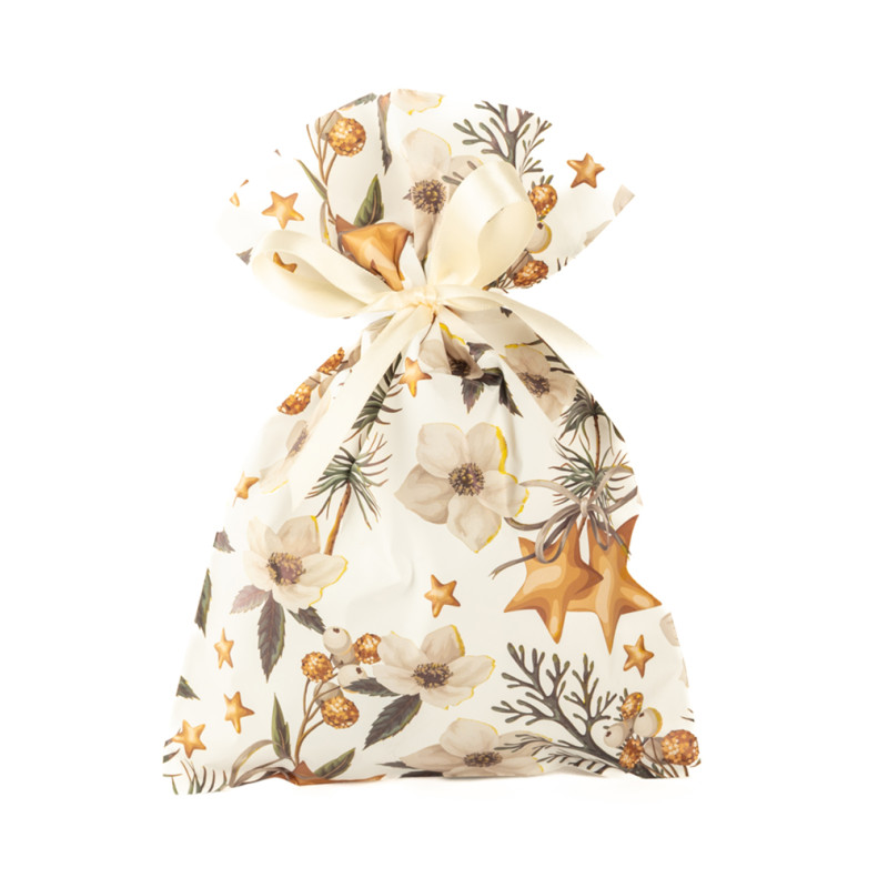 Buste Regalo White Christmas in Polipropilene