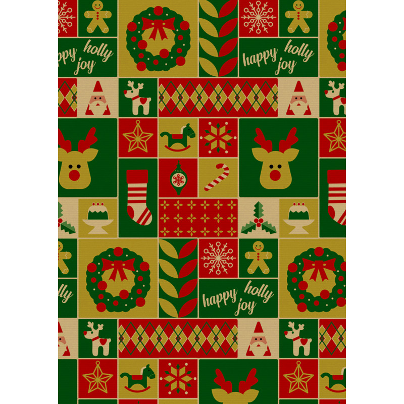 Bobina Carta Regalo Sealing Natale