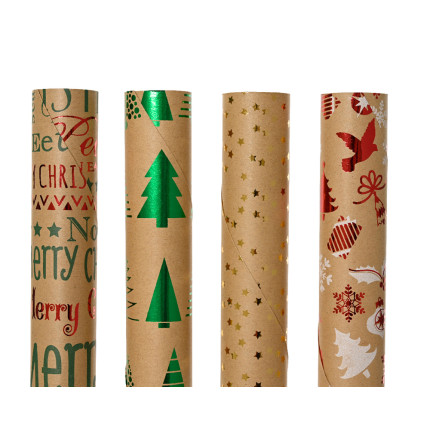 Rotolo Carta Da Regalo Stampa Caldo