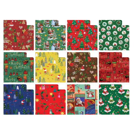 Bobina Carta Regalo Raso Natale Country