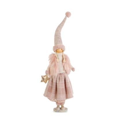 Bimba Con Vestito Rosa 70cm Bimba Con Vestito Rosa 70cm