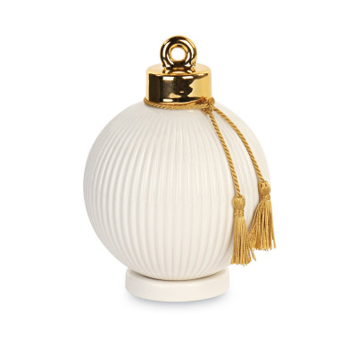 Sfera Bianca Plissé 10cm