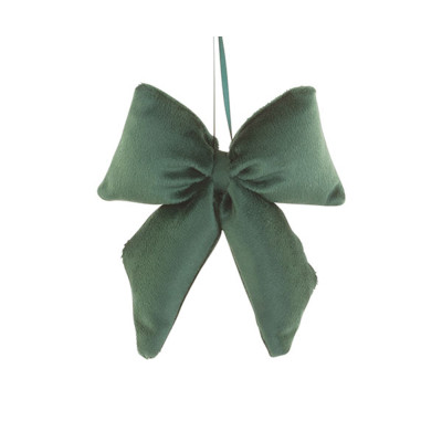 Fiocco in Velluto Verde 12cm