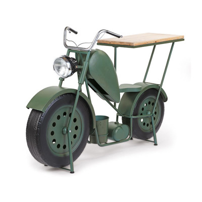 Moto Verde con Ripiano e Luce 140cm