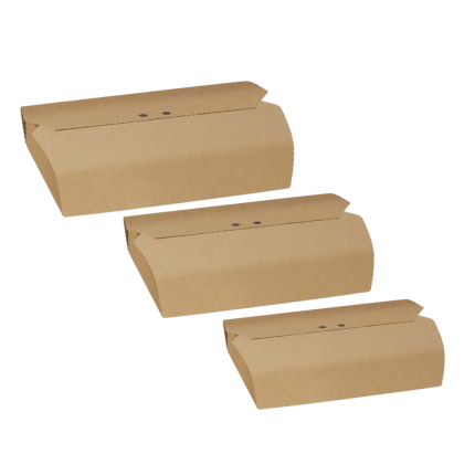 Scatola Automontante in Cartoncino Avana