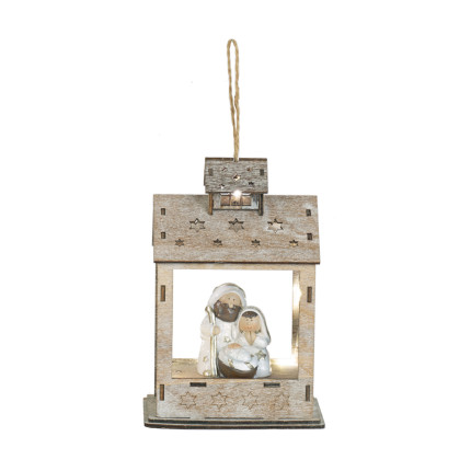 Lanterna con Natività Led 17cm
