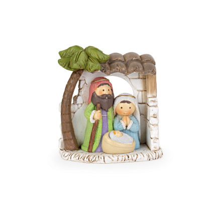 Natività con Capanna e Albero