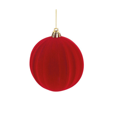 Sfera Velluto Rossa 8cm