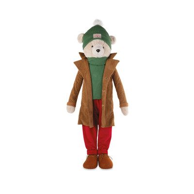 Peluche Orso con Giubbino e Cappello 118cm