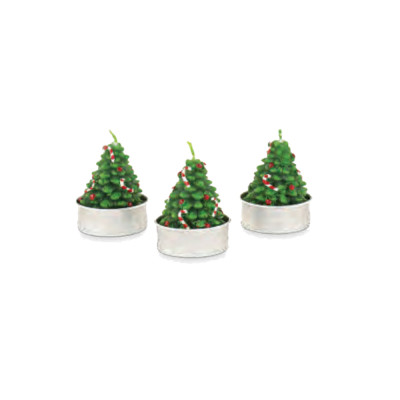 T-Light Alberelli Natalizi (6 pezzi)