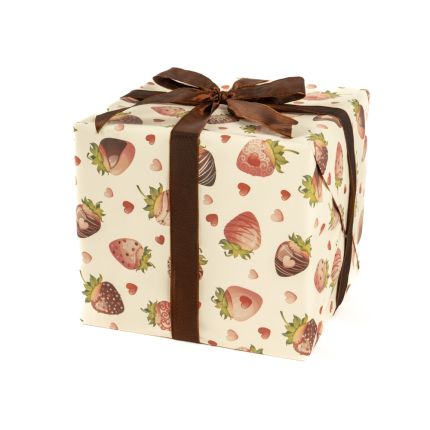 Bobina Carta Polipropilene Fragole e Cioccolato