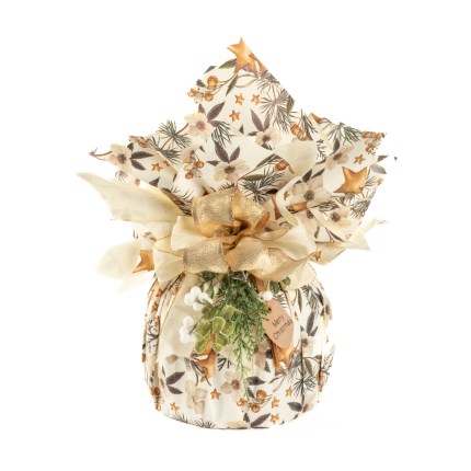 Tondi Carta Polipropilene White Christmas Elite Bianco