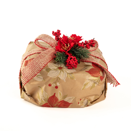 Bobina Carta Kraft Stelle di Natale