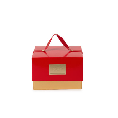 Scatola Lingot Rossa Bicolor con Manico