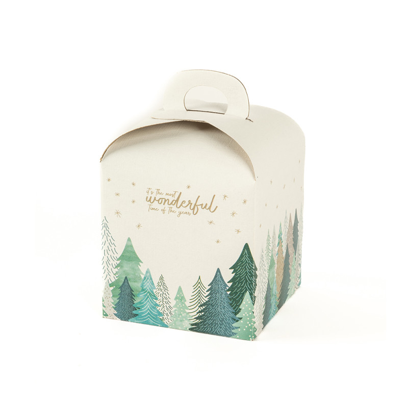 Scatola porta panettone Wonderful Time. Pack Incartare