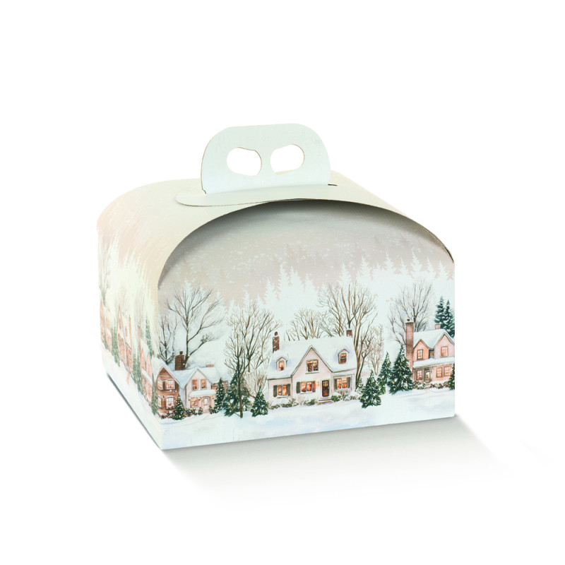 Scatole Porta Panettone con Manico 1Kg