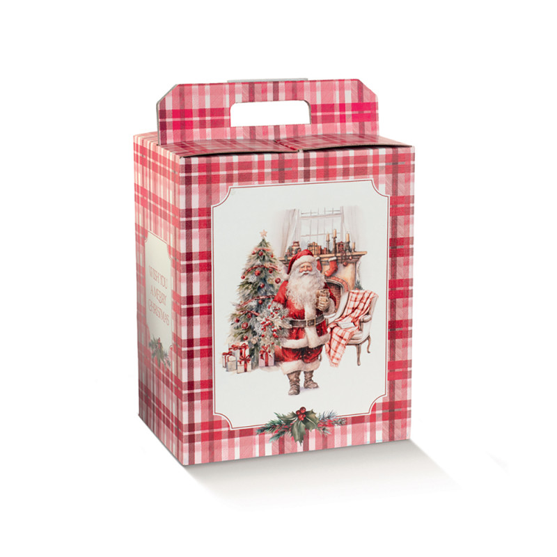 Scatola per panettone e bottiglia Santa' home