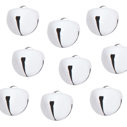 Sonagli Bianchi 2cm (24 Pezzi)