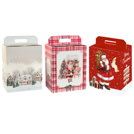 Scatola porta Panettone e Bottiglia Lux Scatola porta Panettone e Bottiglia Lux