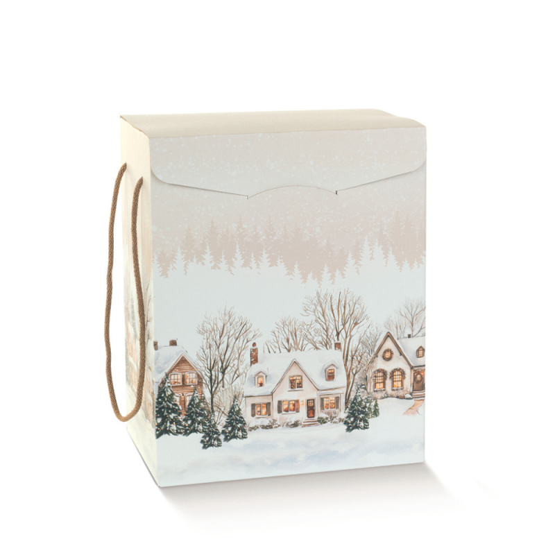 Scatola Segreto con Cordini Xmas Village