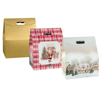 Baulotto Portapanettone e Bottiglia Baulotto Portapanettone e Bottiglia