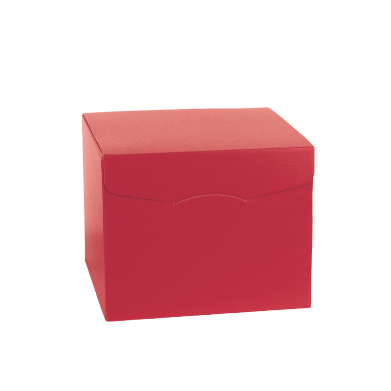 Scatole Segreto Colorate Tinta Unita Rossa