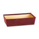 Vassoio in Velluto con Strass Bordeaux